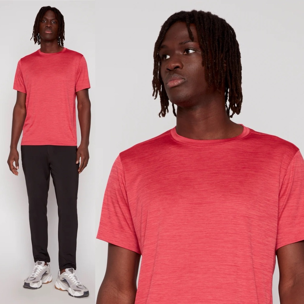 NWT Projek Raw Performance T-Shirt Size XL Tee Chris Fuchsia Mix Short Sleeve - Picture 15 of 15